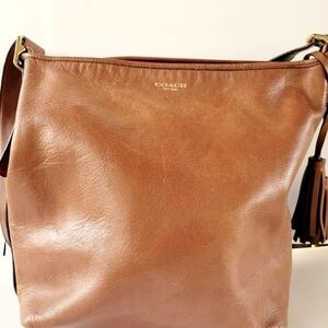 Coach Brown Leather Bucket Bag
